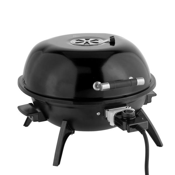 Electric Countertop BBQ Grill, Portable Double Layer Indoor-Outdoor Electric Grill For Indoor & Outdoor Use, 1600W, Black
