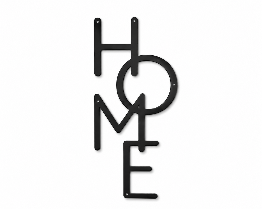 Metal Wall Decor HOME Letter Wall Sign Unique Design For Bedroom Decor gifts